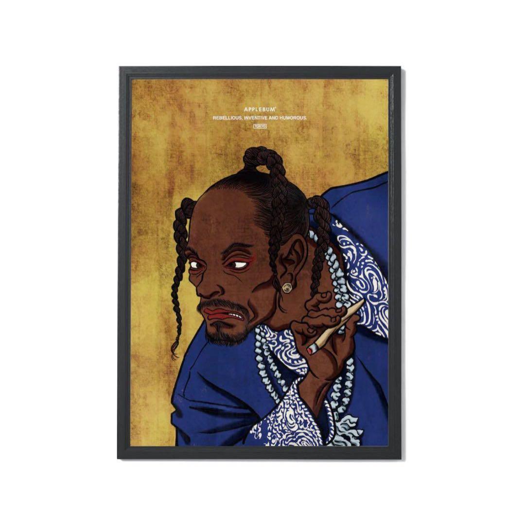 新品 APPLEBUM Snoop Dogg 浮世絵ポスター A1 HIPHOP