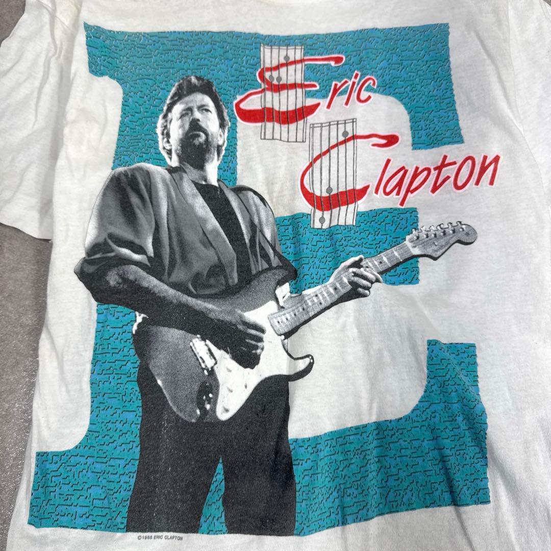 希少 80s Eric Clapton ヴィンテージ バンドTシャツ USA製