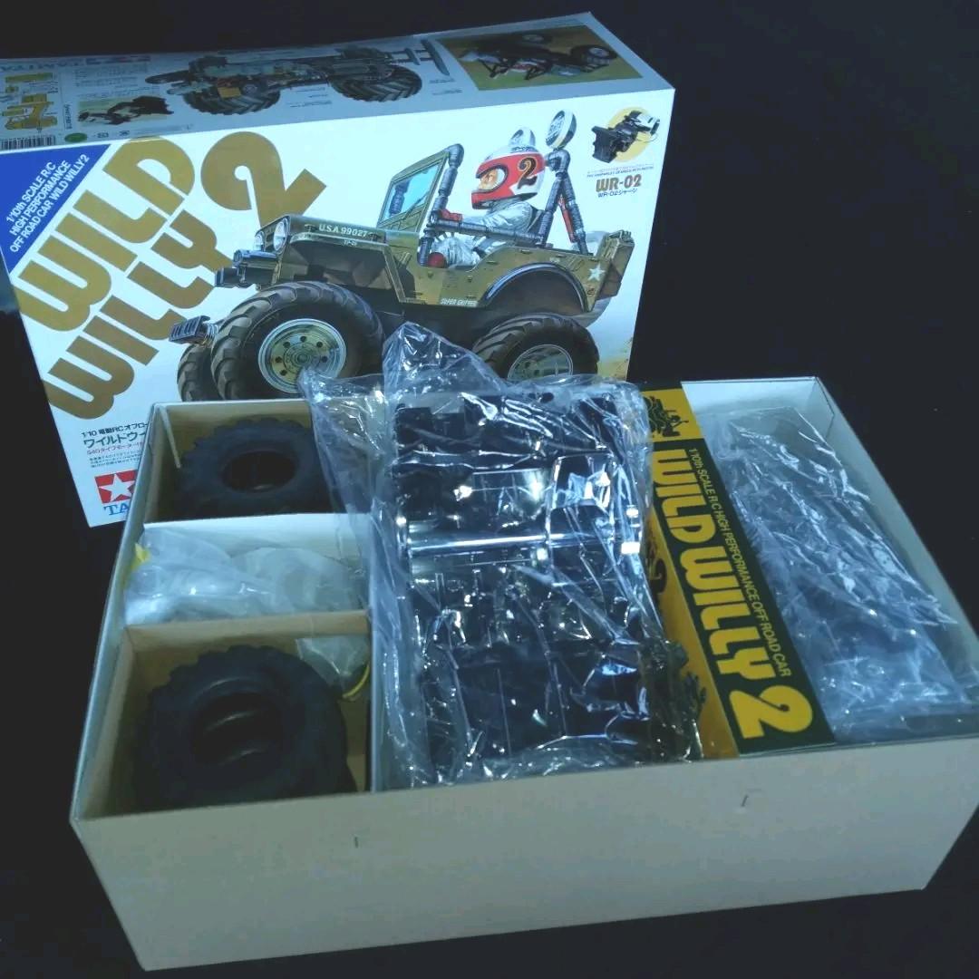 新品 激レア 1点物 タミヤ ワイルドウイリー2 ブラックメッキ フルメッキ