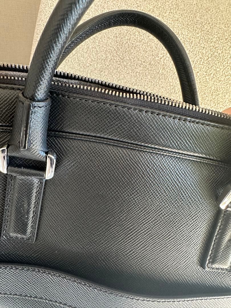 SERAPIAN スリムブリーフケース ブラック