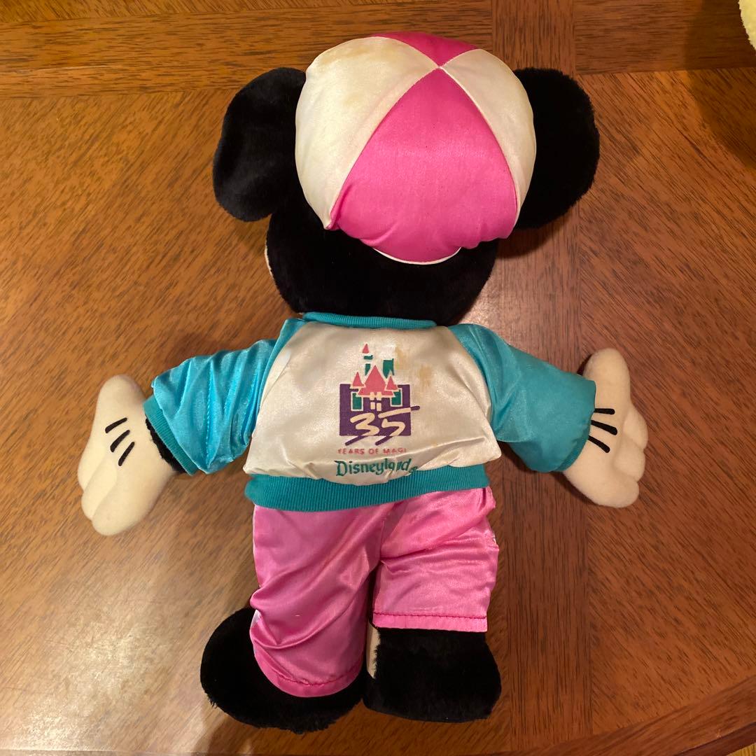 ミッキーマウス　カルフォルニアディズニー　35周年記念ぬいぐるみ