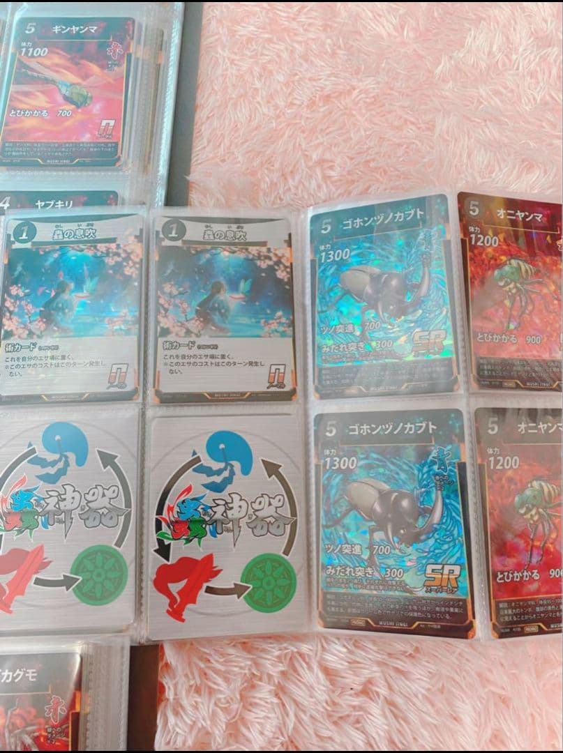 蟲神器フルコンプセット 1弾から4弾　余りカード多数！ストレージ　5弾LR以外