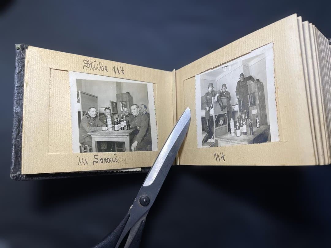 WW2　ドイツ軍　実物　国防軍　個人用　写真アルバム