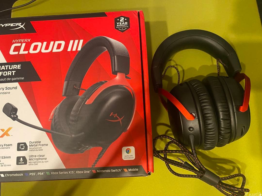 HyperX Cloud III ゲーミングヘッドセット有線 [美品]