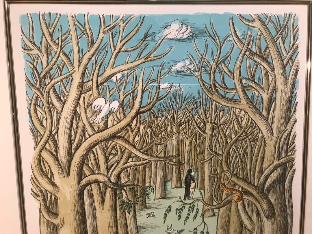 ペイネ　「心を開いて」　リトグラフ　直筆サイン・エディション有り