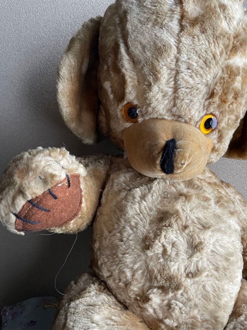 大きなビンテージ チーキー REG チーキーベア テディベア ビンテージ