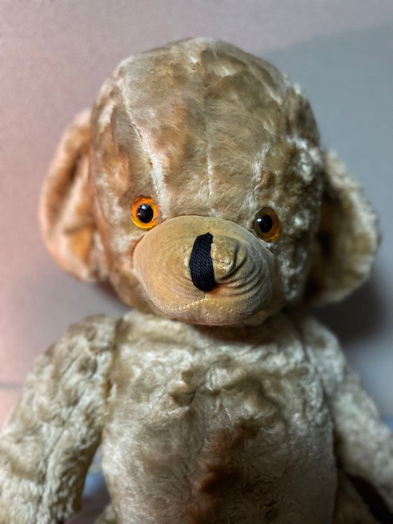 大きなビンテージ チーキー REG チーキーベア テディベア ビンテージ