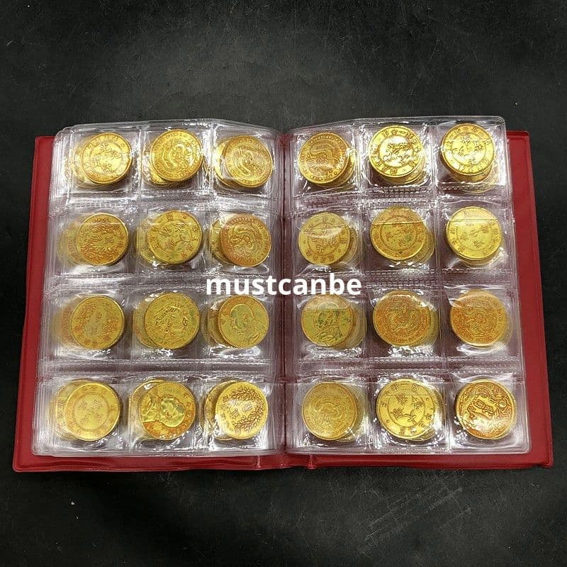 民清二角金貨大セット120枚飾り 装飾品 現代工芸品 置物