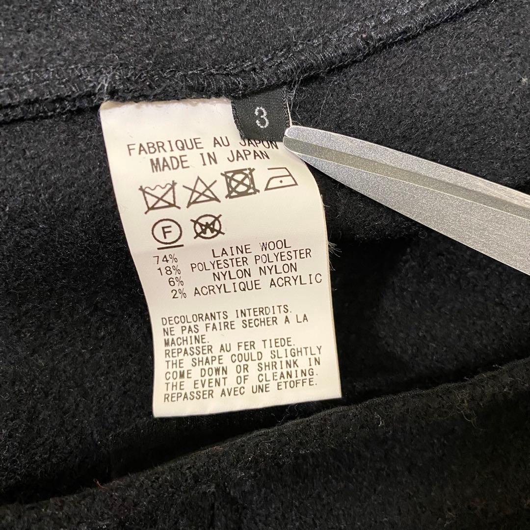 Ground Y ヨウジヤマモト インディアフラノ ダブルフーデットコート 3