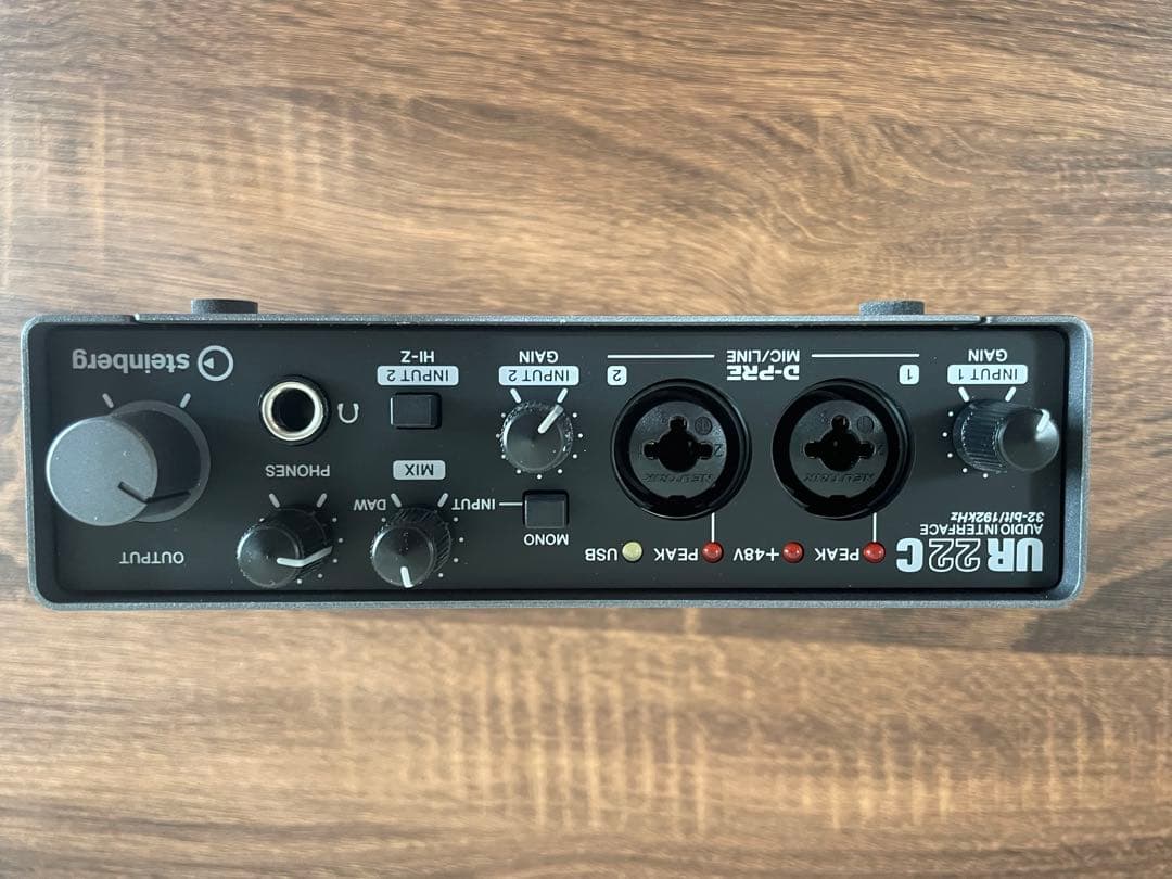 steinberg UR22C オーディオインターフェース