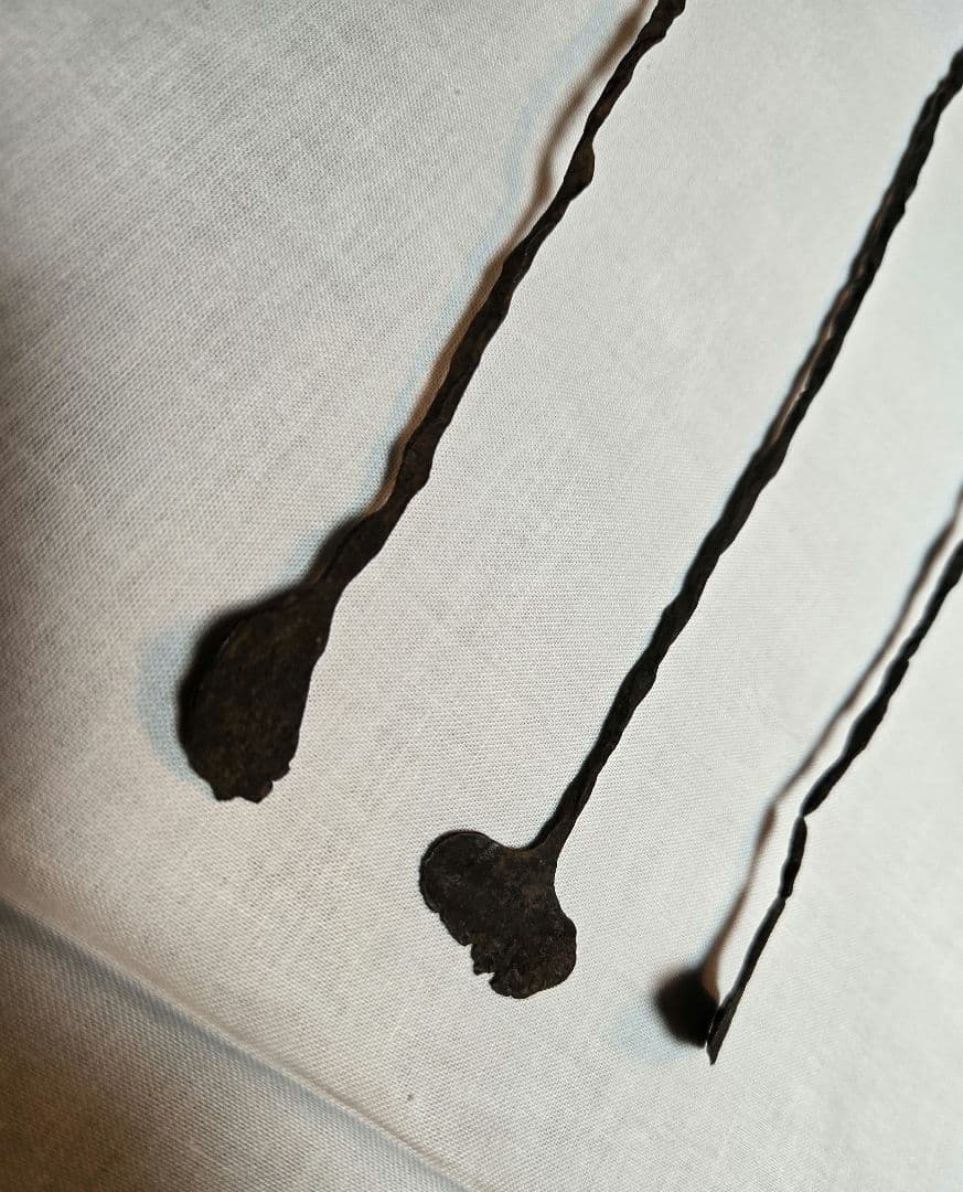 キシ族貨幣3本セット　西アフリカ　キシペニー