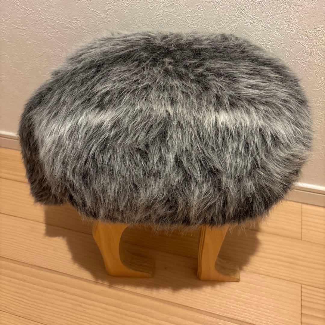 アニマルスツール匠工芸コヨーテブラウン Lサイズ