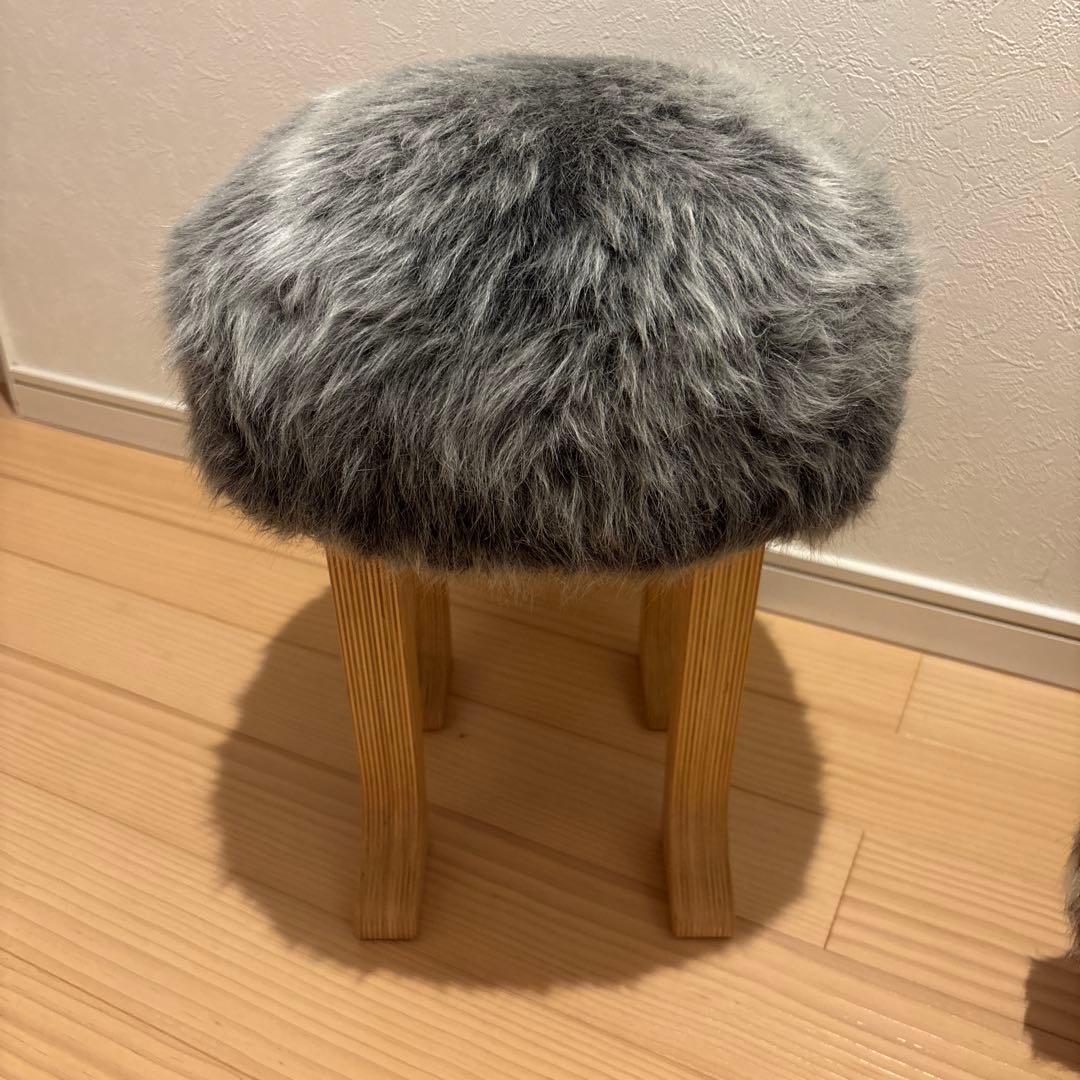 アニマルスツール匠工芸コヨーテブラウン Lサイズ