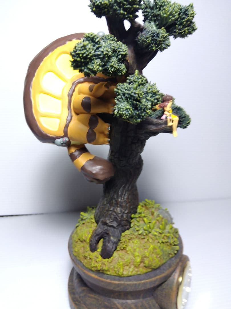 スタジオジブリ　ジオラマ置時計　となりのトトロ　松の木の下で