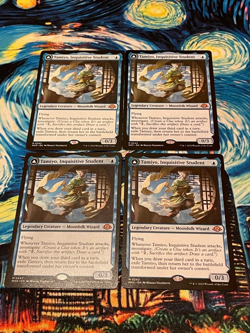 MTG 知りたがりの学徒、タミヨウ　英語版4枚セット