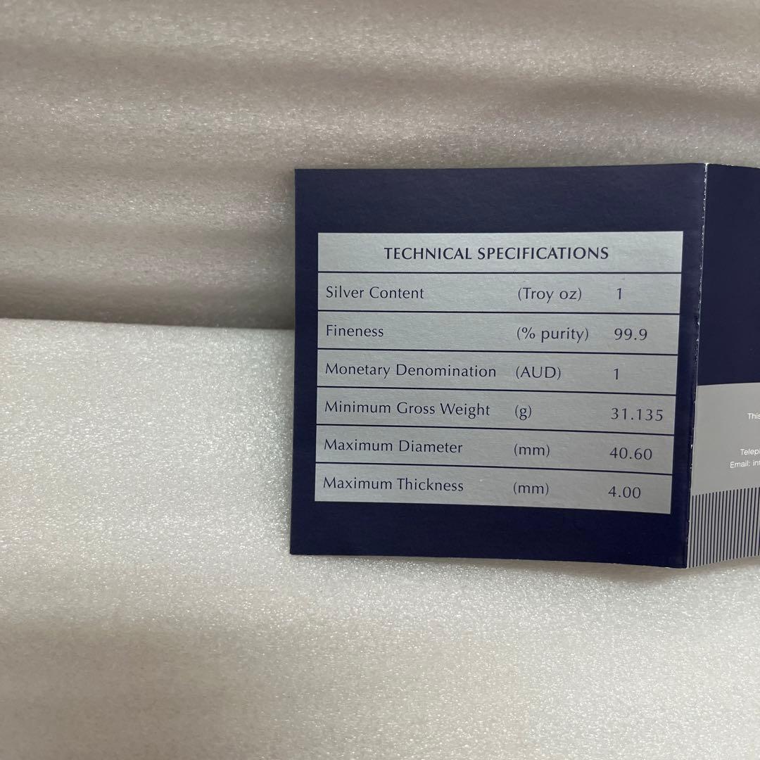 ✨2006年エリザベス2世生誕80周年記念1ドル カラー 銀貨 オーストラリア✨