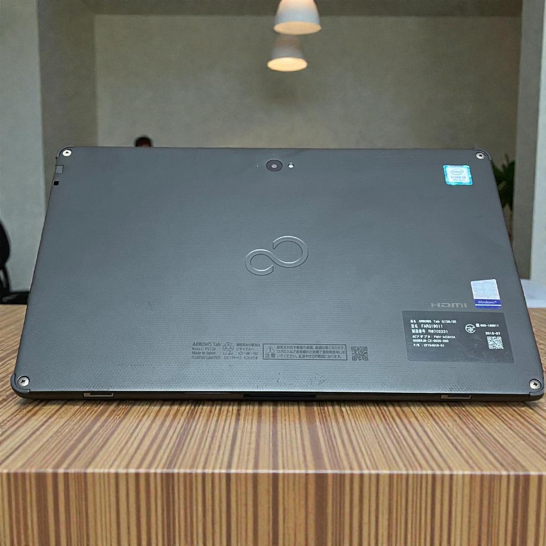 大画面13.3インチ 軽量で使いやすい富士通タブレット Corei5 カメラ付き