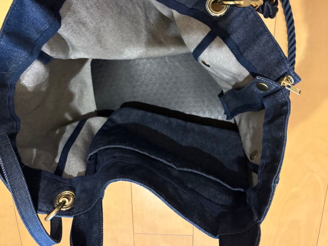 ペット用デニムキャリーバッグ ロープ付 ブランドFound My Animal