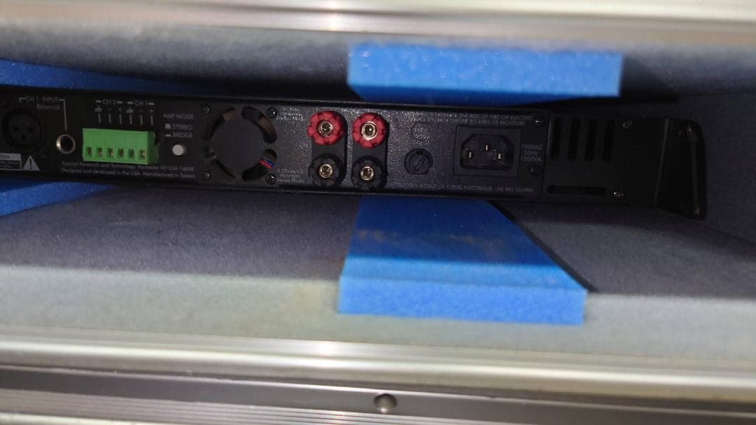 ART SLA 2 スタジオアンプ　1Uラック付き