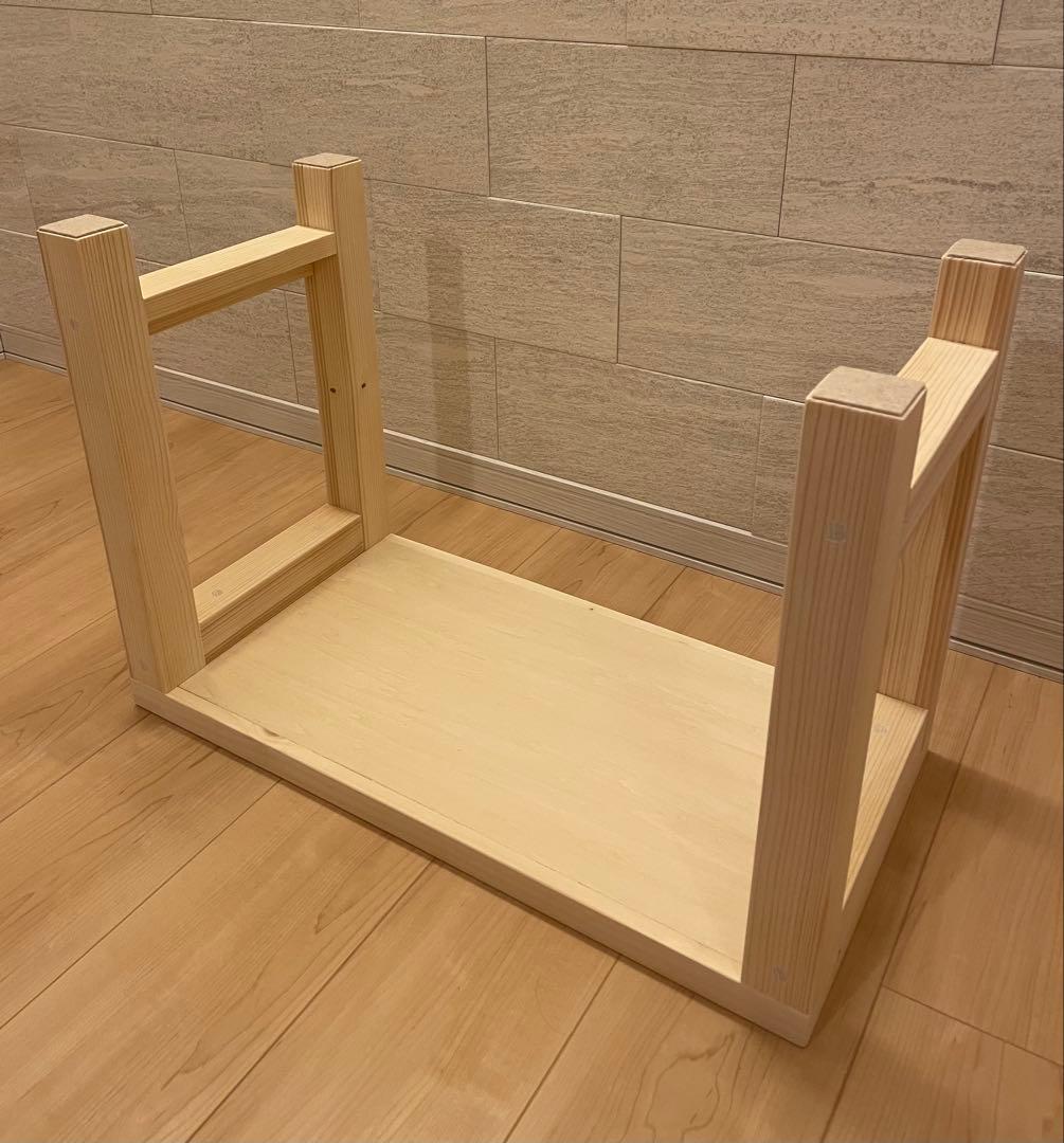 ハンドメイド　テーブル　ディスプレイ台　飾り棚