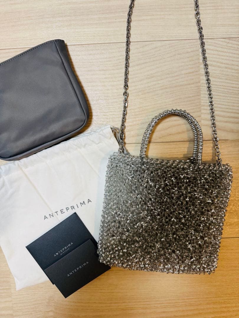 アンテプリマ ワイヤーバッグ スタンダード ミニアトゥーラ シルバー