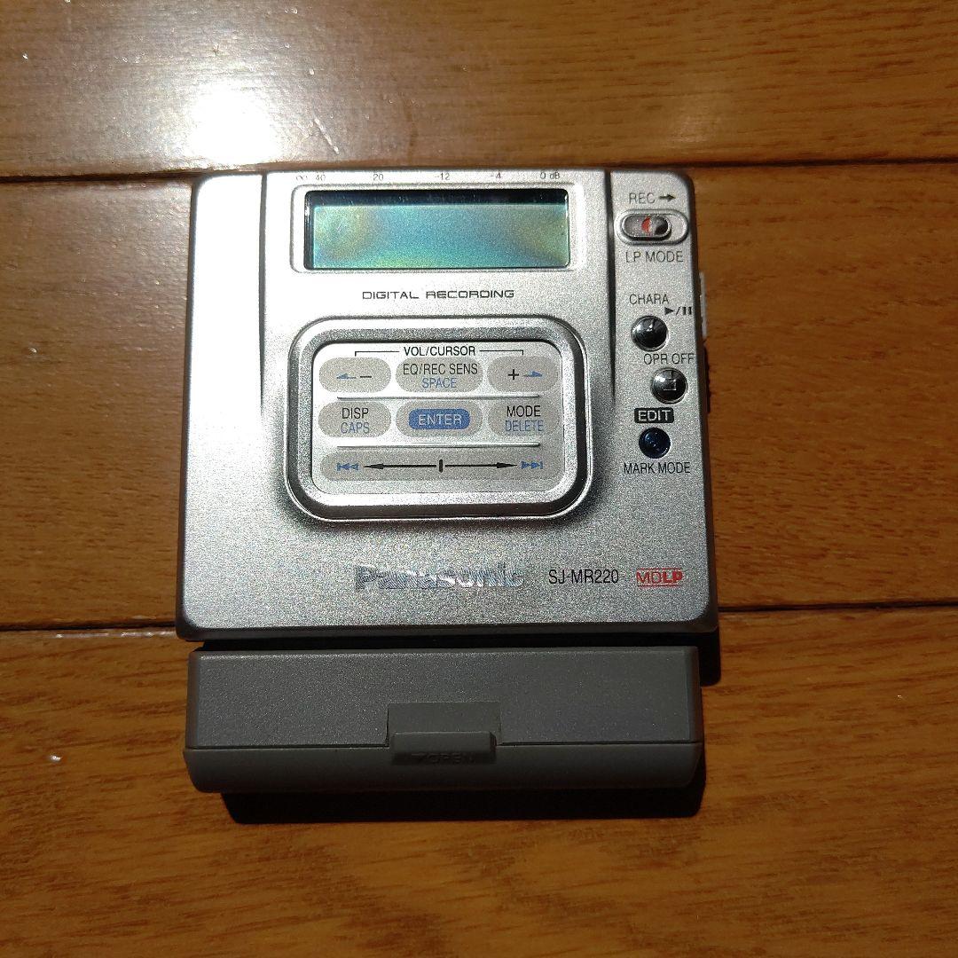 Panasonic ポータブルMDレコーダーSJ-MR220