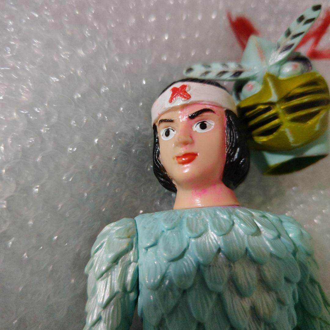 変身忍者嵐　パチ　ソフビ　面取れ　26cm　現状品