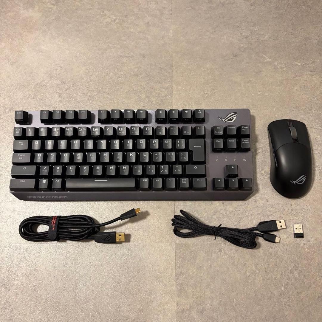 キーボード ASUS ROG Strix Scope TKL & KerisWireless