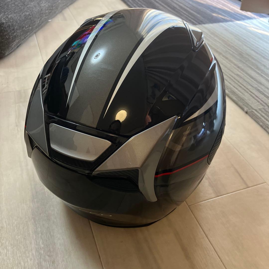 EXCEED フルフェイスヘルメット ブラック/シルバー　カブト　エクシード