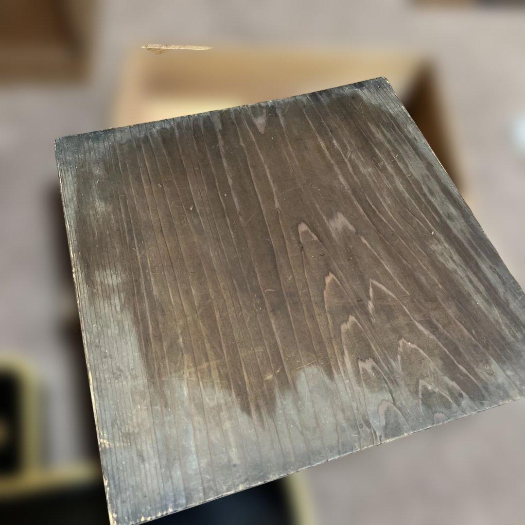 輪島塗お盆2枚セット 金色装飾　家紋入り　木箱付き　25日までの出品