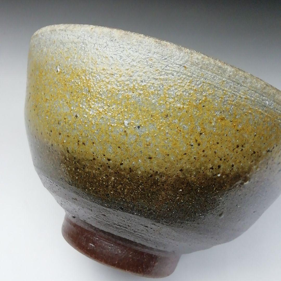 Ｔ２７１　茶碗　『備前焼』『山本宗秀 造』　共箱　抹茶碗　茶道具