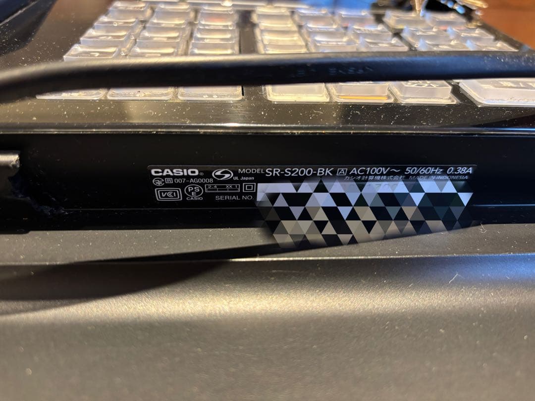 CASIO Bluetoothでスマホと連携 SR-S200-BK 2021年