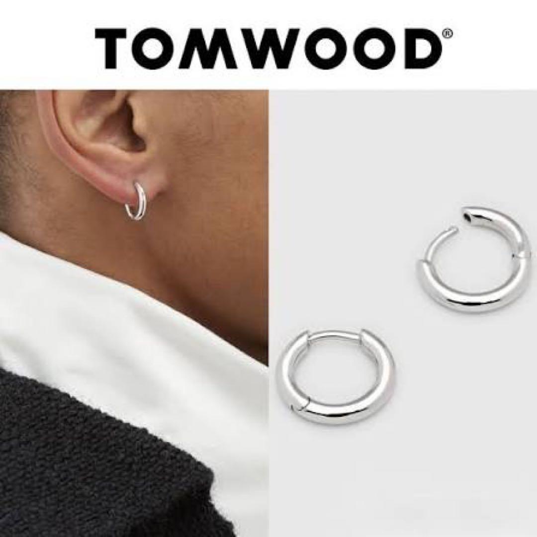 TOMWOOD シルバー フープピアス