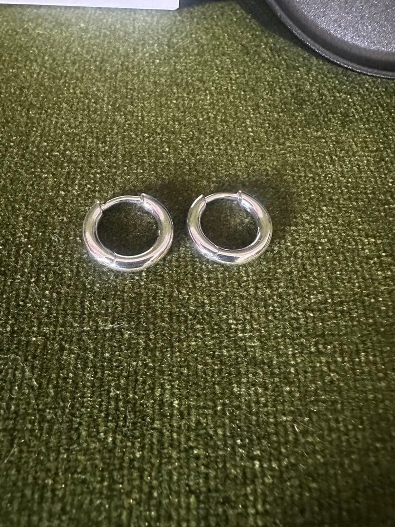 TOMWOOD シルバー フープピアス