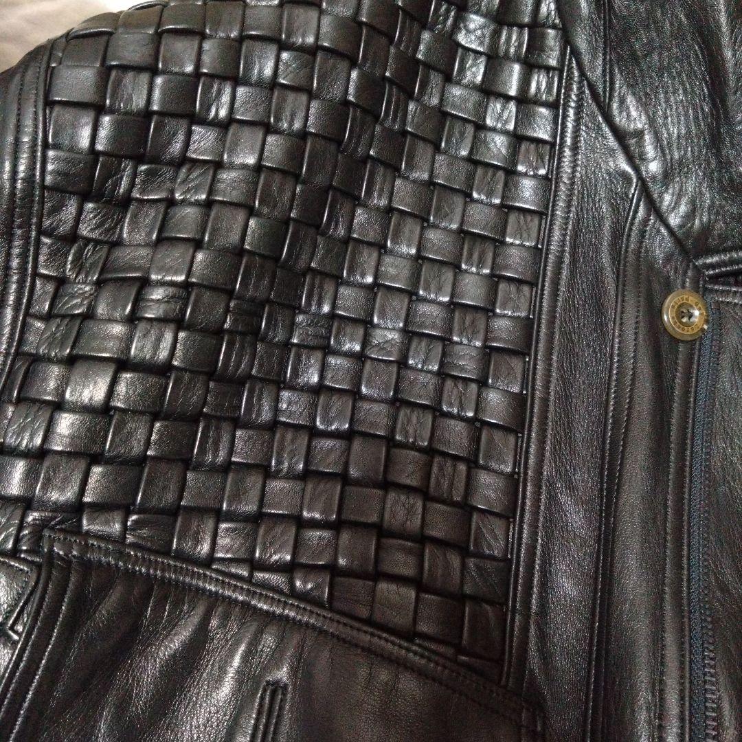 羊革レザージャケット メンズL ライダース ギラロッシュ 柔らかい日本製