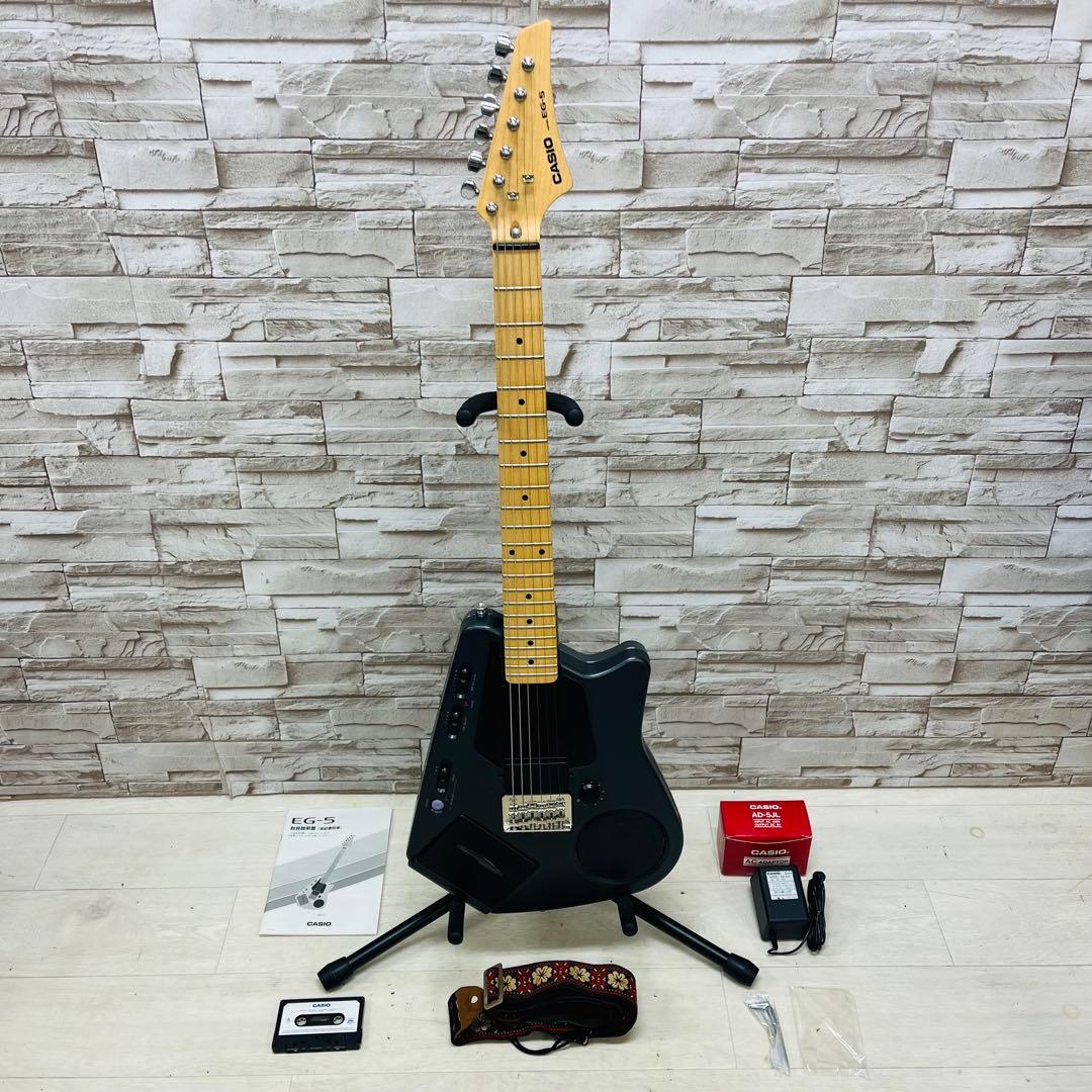 美品 CASIO カシオ EG-5 エレキング アンプ内蔵 電子ギター