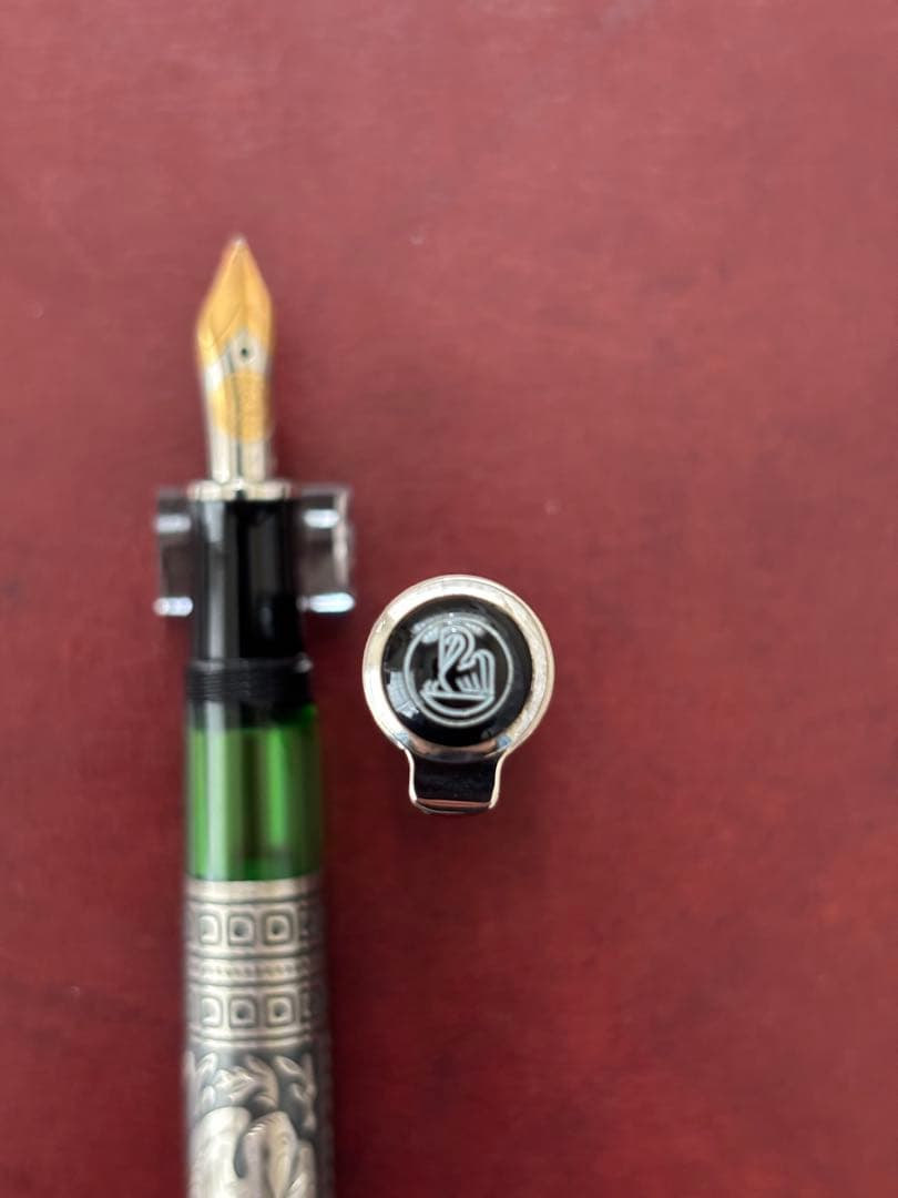 新品★ペリカンM710シルバートレド★Pelikan Toledo ブラック