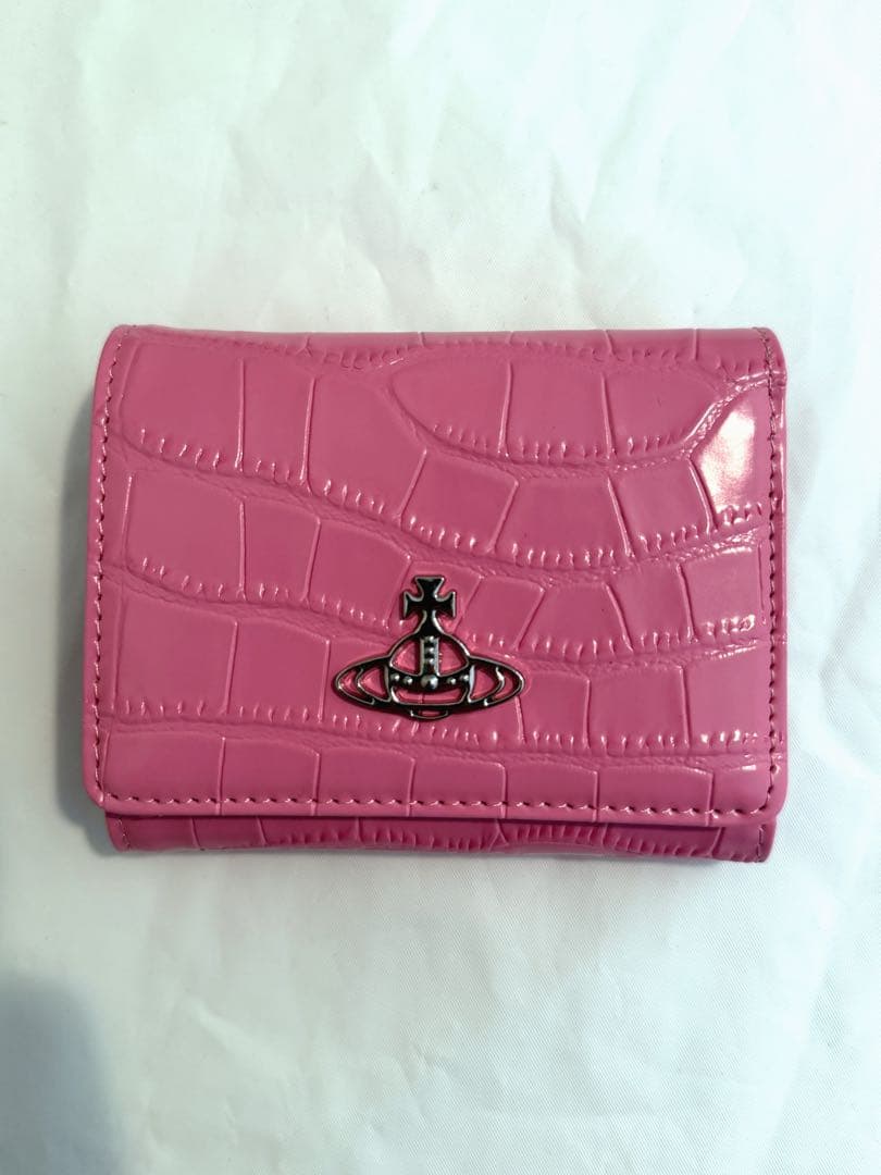 【新品未使用】Vivienne Westwood 三つ折り財布 ピンク 大人気