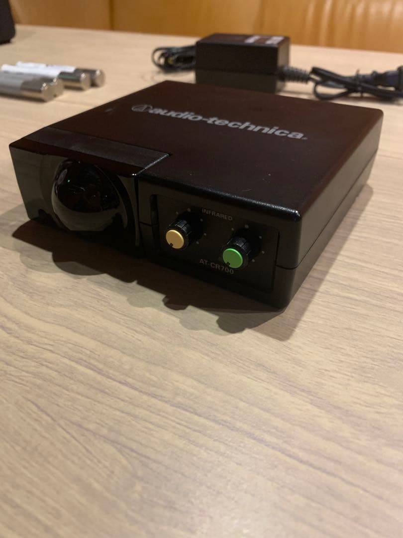 オーディオテクニカ 赤外線 ワイヤレス マイク セット 充電池4本を含む