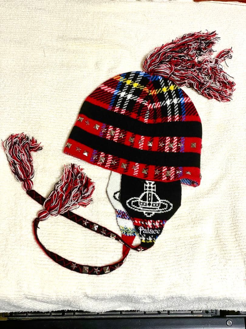 1*可様 VivienneWestwoodxPalaceビーニーORBred t