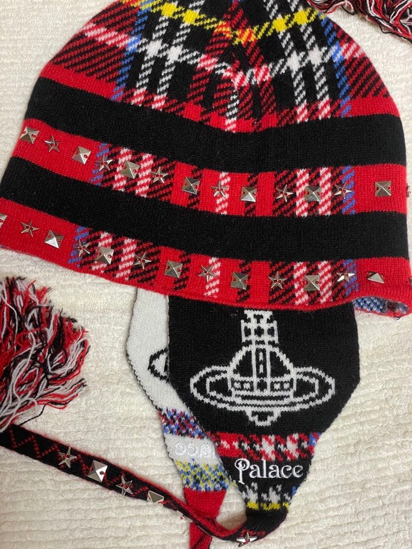 1*可様 VivienneWestwoodxPalaceビーニーORBred t