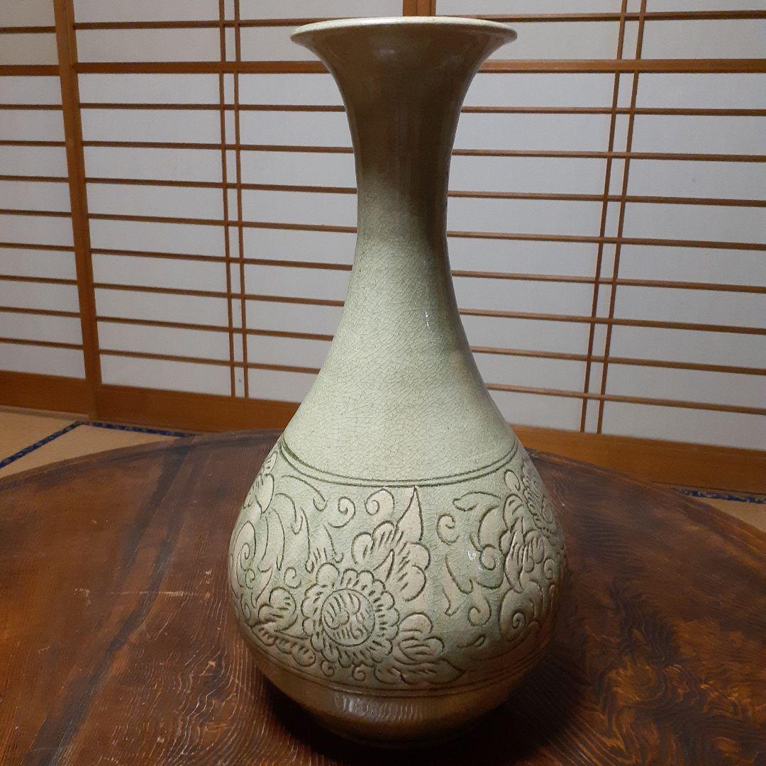 唐時代越州窯大花瓶