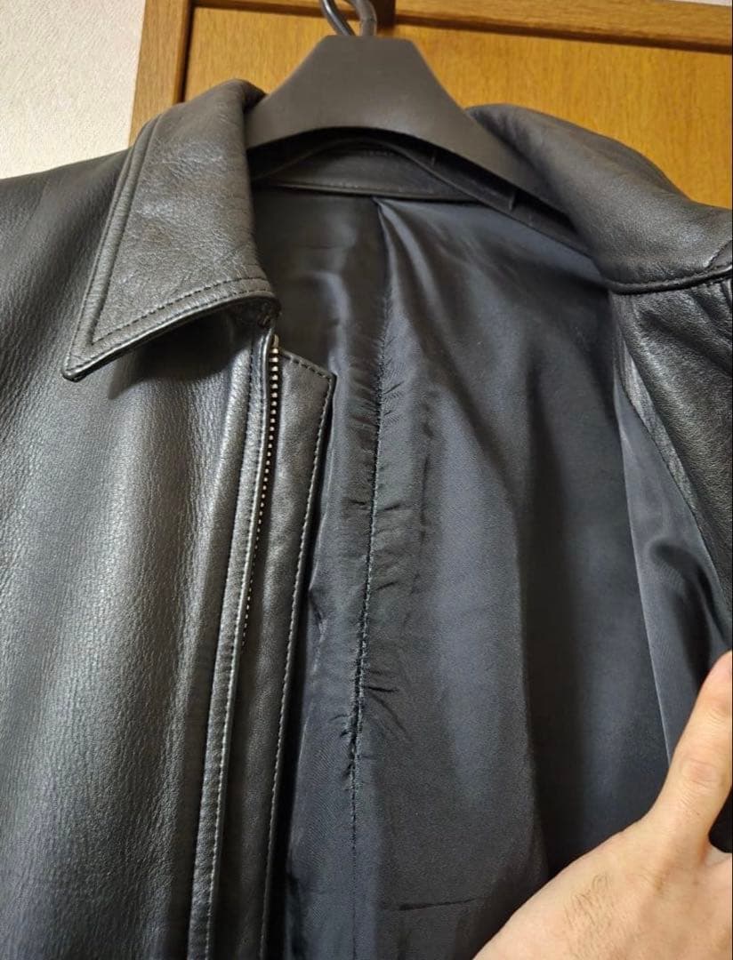 WACKOMARIAワコマリア シングルレザーライダースジャケット Mブラック