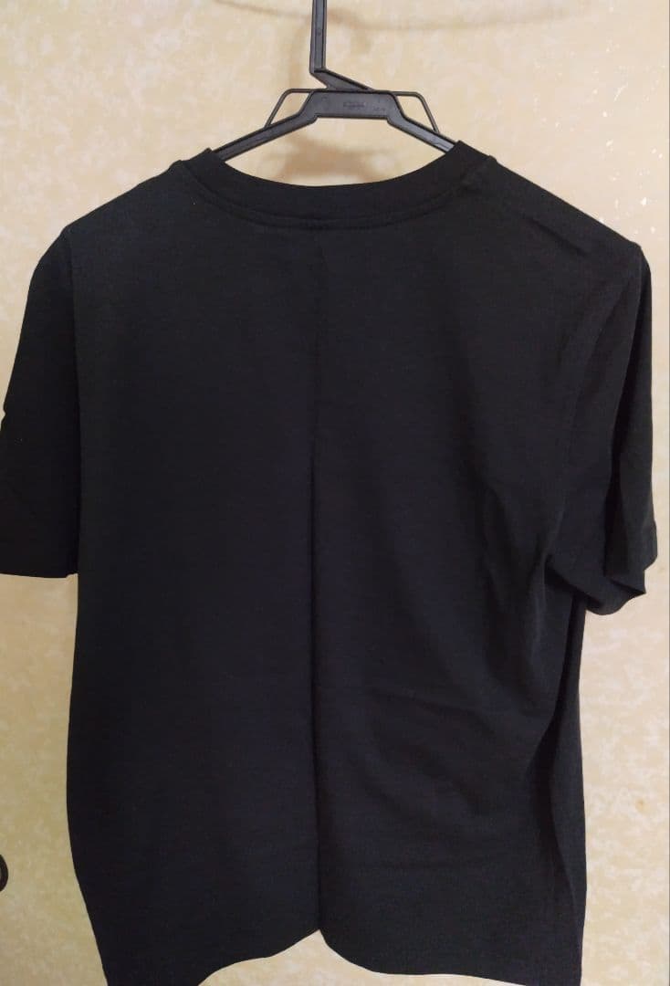 MONCLER　半袖Tシャツ　バンダナ　黒　XS