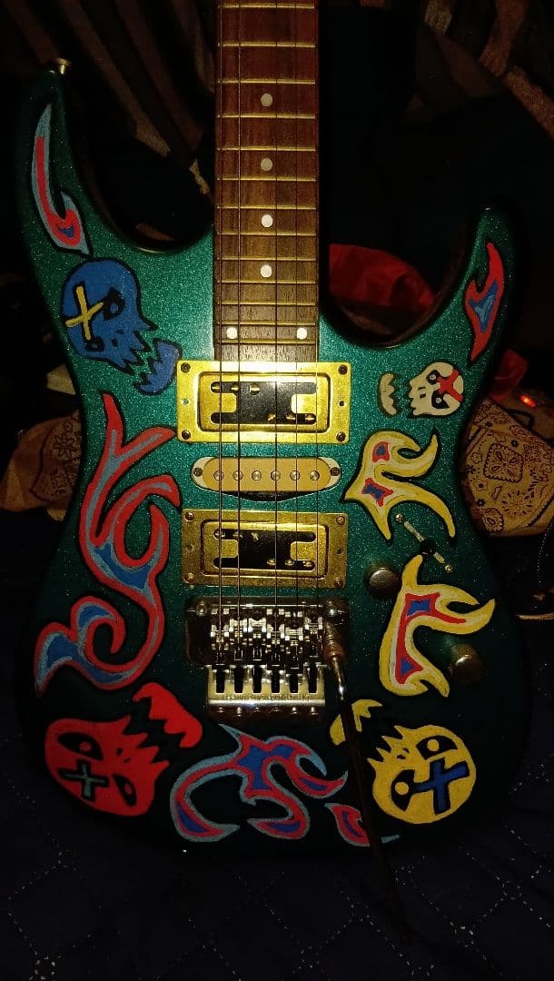 Faster エレキギター カラフルデザイン