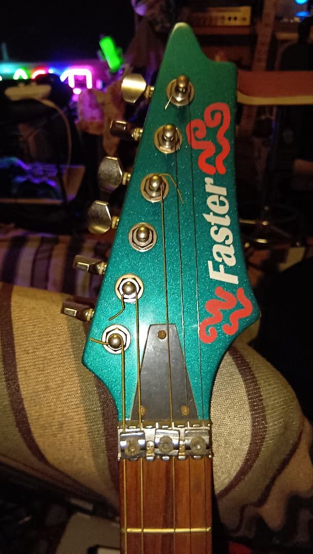 Faster エレキギター カラフルデザイン