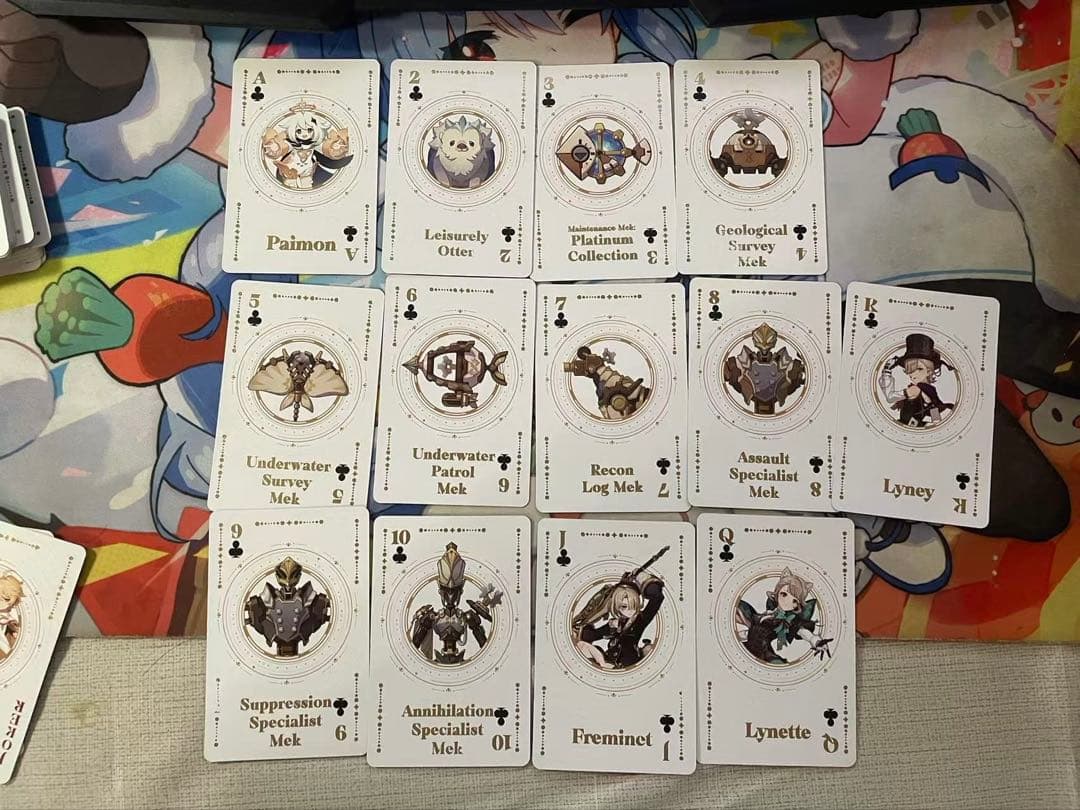 【稀少】原神　アメリカ　NYCC2023限定　　トランプワンセット