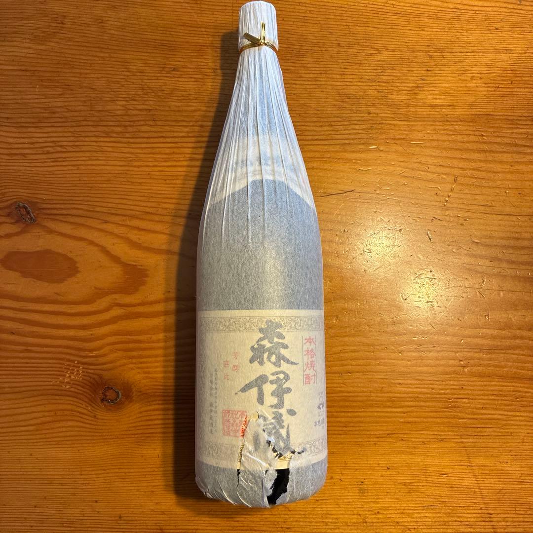 森伊蔵 焼酎 1.8L 和紙包み 破損あり
