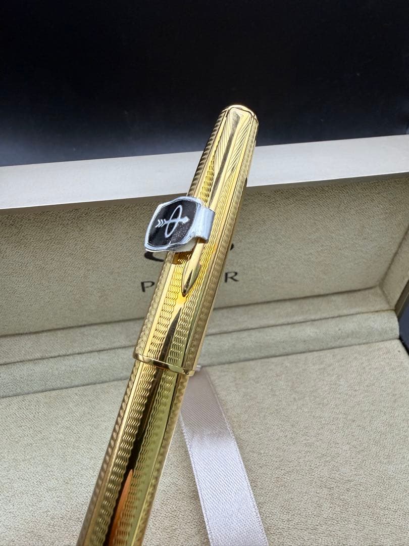PARKER 万年筆 ソネット ゴールド カスケード 18K M 未使用品