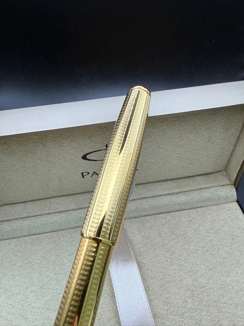PARKER 万年筆 ソネット ゴールド カスケード 18K M 未使用品